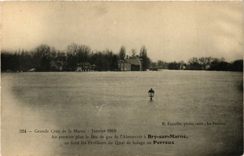 Carte postale ancienne Bry-sur-Marne - Perreux à Bry-sur-Marne
