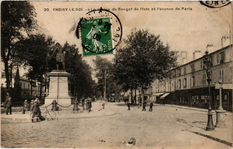 Carte postale ancienne Choisy-le-Roi - Rouget de l'Isle à Choisy-le-Roi