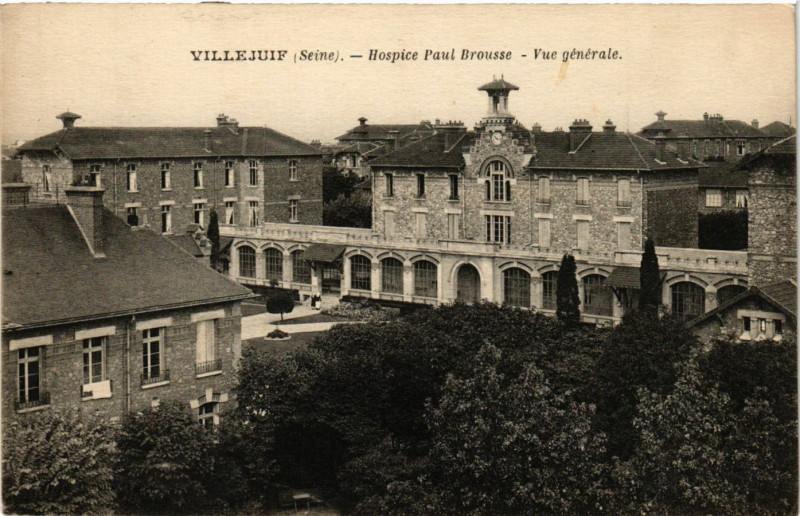 Carte postale ancienne Villejuif - Hospice Paul-Brousse à Villejuif