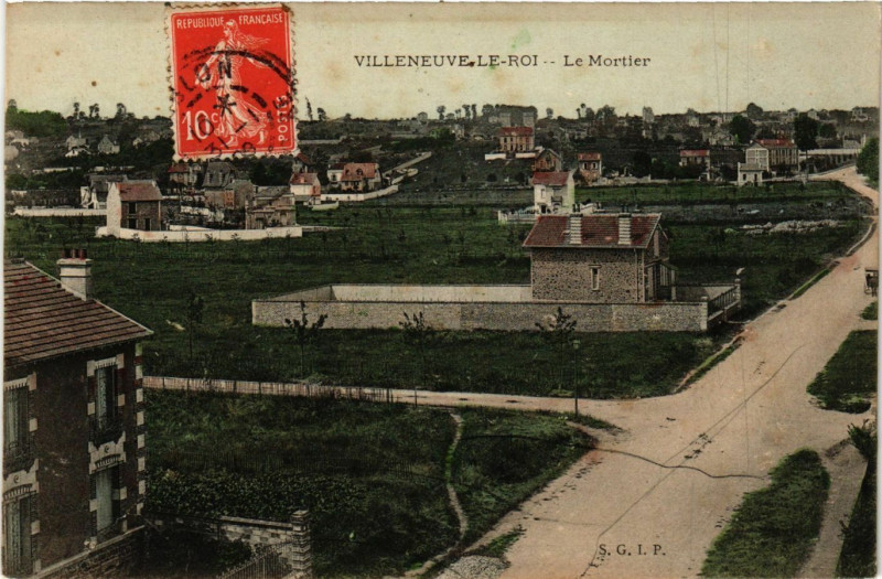 Carte postale ancienne Villeneuve - Le Mortier