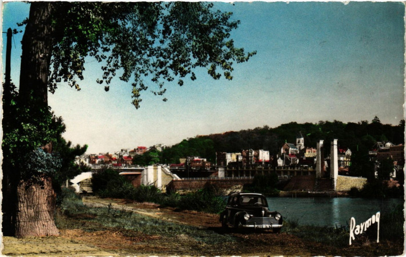 Carte postale ancienne Villeneuve-Saint-Georges - Vue sur les cofeaux à Villeneuve-Saint-Georges
