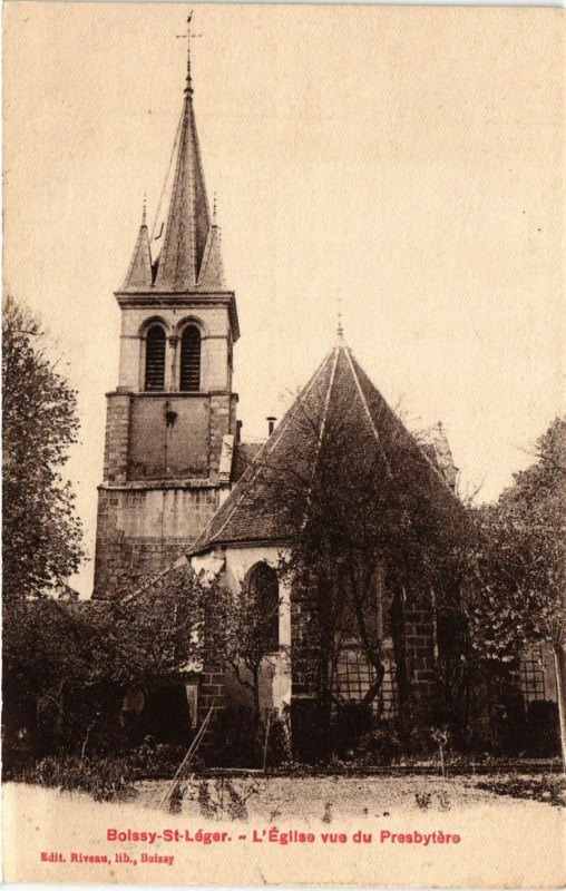 Carte postale ancienne Boissy Saint-Leger - L'Eglise à Boissy-Saint-Léger