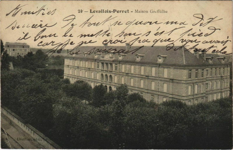 Carte postale ancienne Levallois-Perret Maison Greffülhe à Levallois-Perret