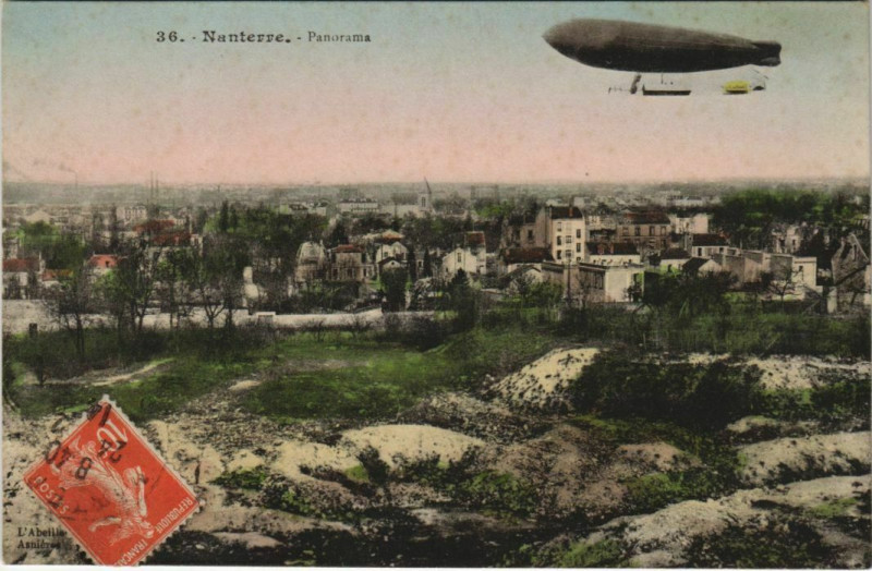 Carte postale ancienne Nanterre Panorama à Nanterre