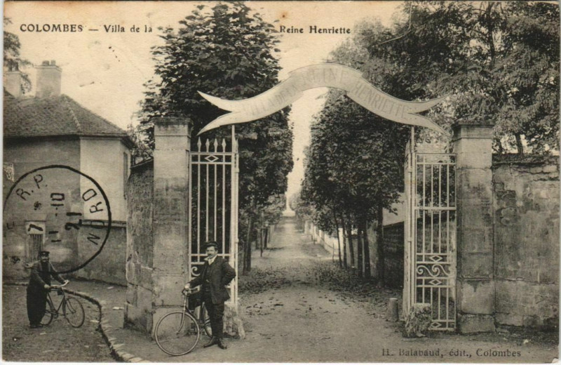 Carte postale ancienne Colombes Villa de la à Colombes