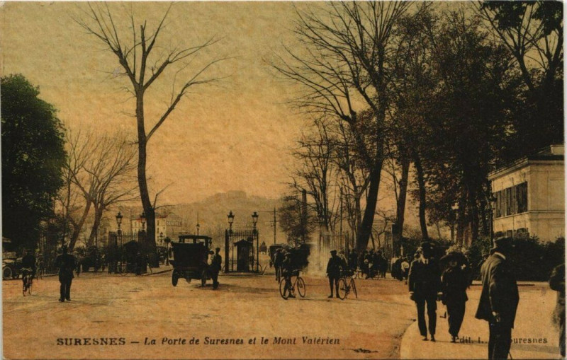 Carte postale ancienne Suresnes La Porte à Suresnes