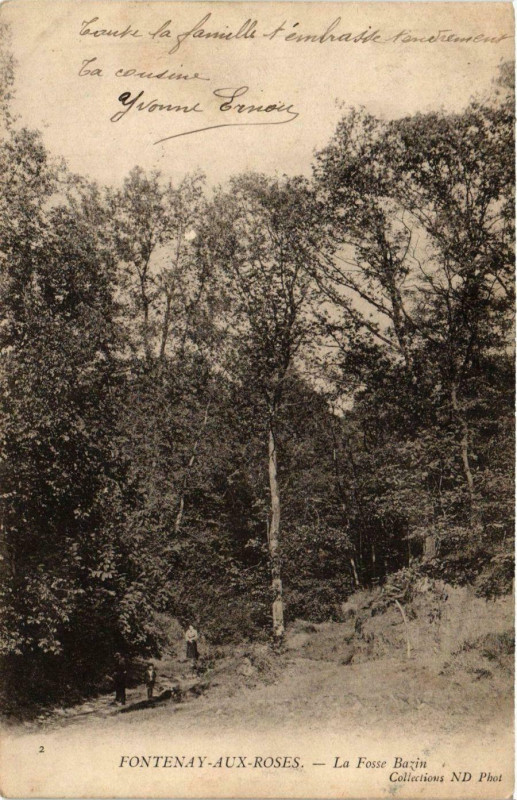 Carte postale ancienne Fontenay-aux-Roses La Fosse Bazin à Fontenay-aux-Roses