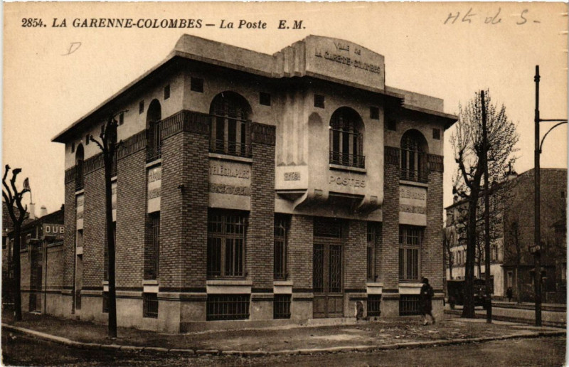 Carte postale ancienne La Garenne-Colombes - La Poste à La Garenne-Colombes