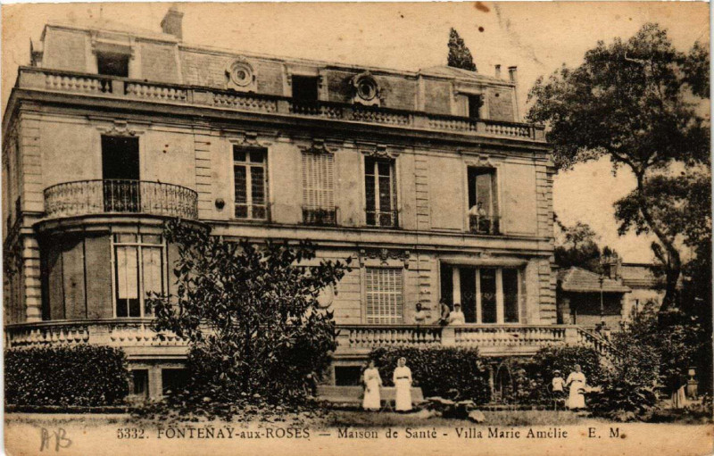 Carte postale ancienne Fontenay-aux-Roses - Maison de Santé - Villa Marie Amélie à Fontenay-aux-Roses