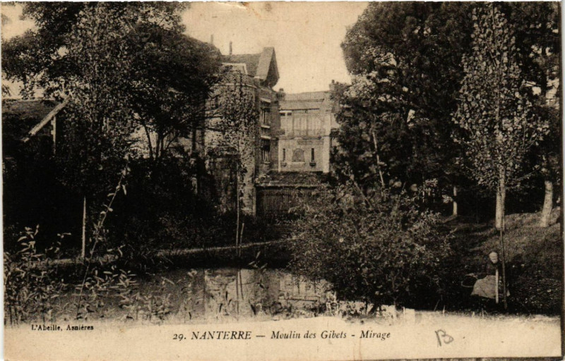 Carte postale ancienne Nanterre - Moulin des Gibets - Mirage à Nanterre