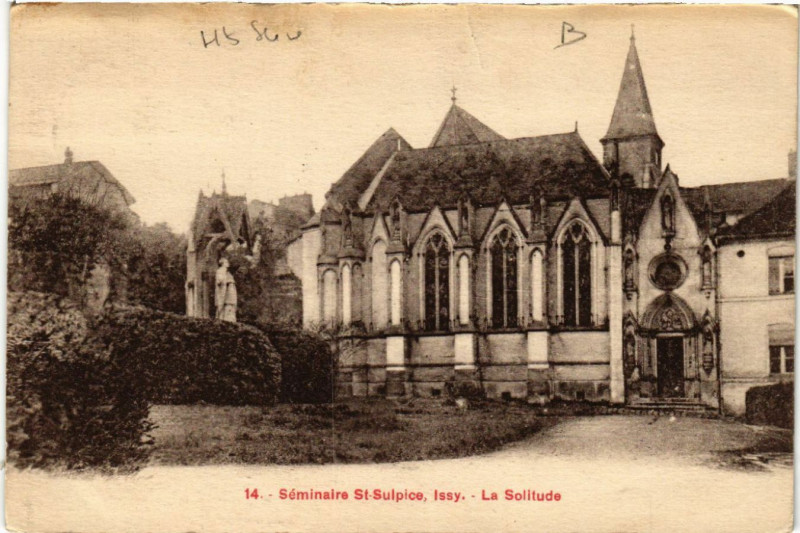 Carte postale ancienne Séminaire Saint-Sulpice, Issy - La Solitude