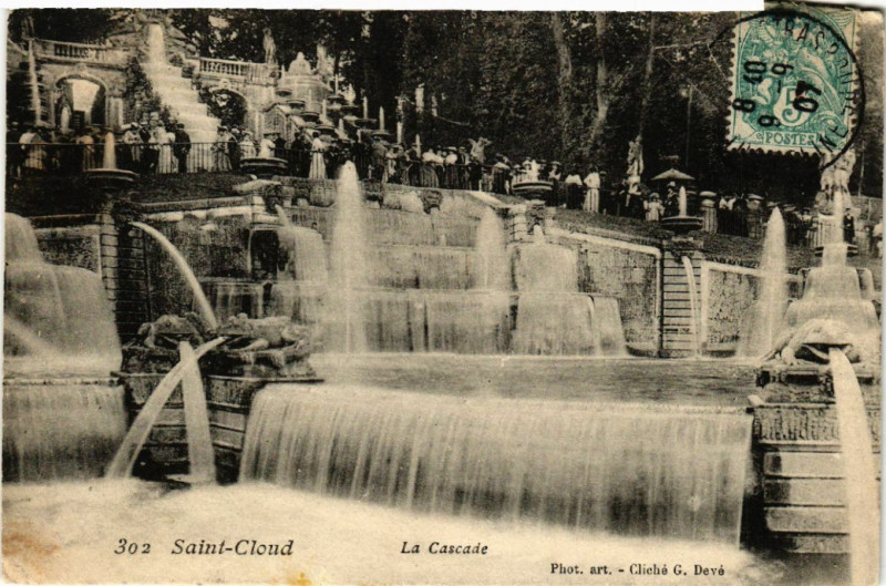 Carte postale ancienne Saint-Cloud - La Cascade à Saint-Cloud