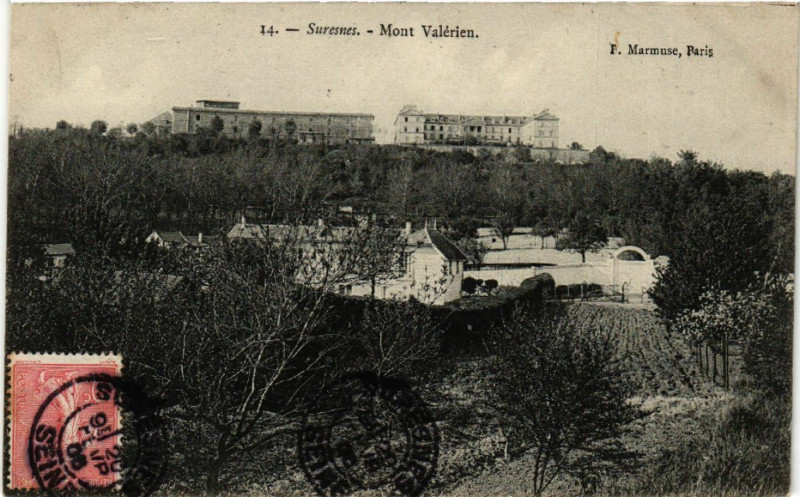 Carte postale ancienne Suresnes - Mont Valérien à Suresnes