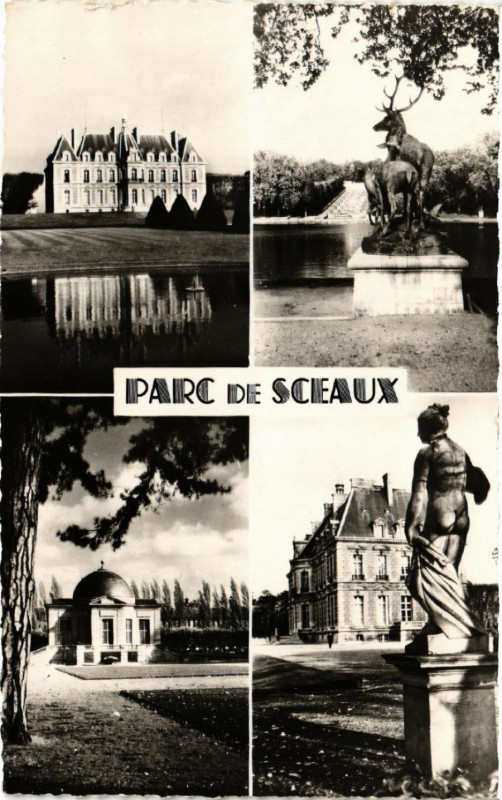 Carte postale ancienne Parc de Sceaux à Sceaux