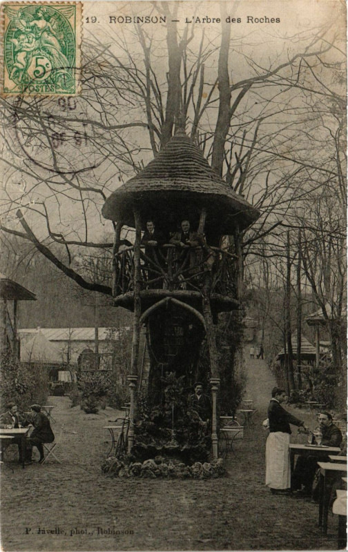 Carte postale ancienne Robinson L'Arbre des Roches