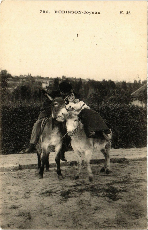 Carte postale ancienne Robinson Joyeux