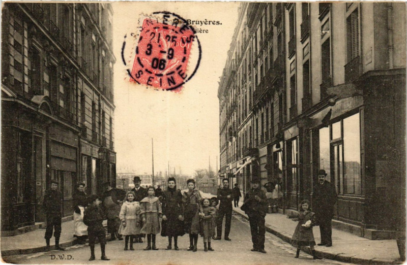 Carte postale ancienne Becon les Bruyéres