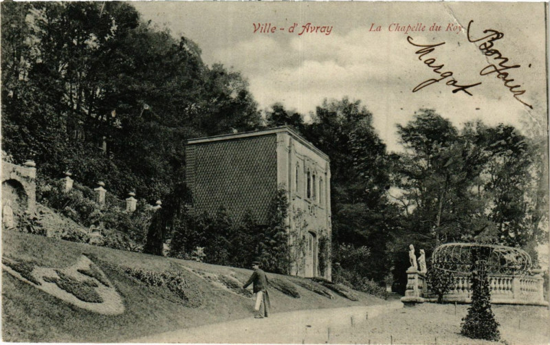 Carte postale ancienne Ville d'Avray La Chapelle du Roy à Ville-d'Avray