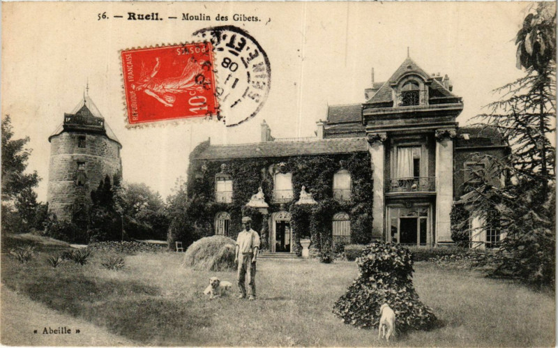 Carte postale ancienne Rueil Moulin des Gibets