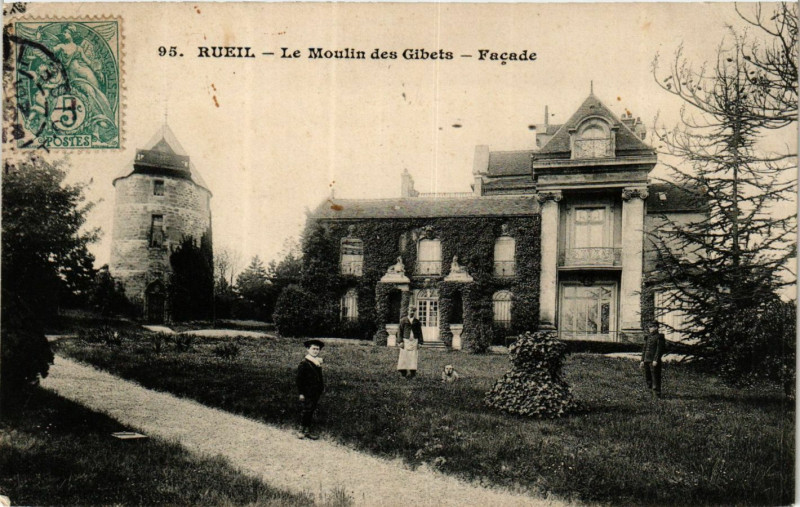 Carte postale ancienne Rueil Le Moulin des Gibets-Facade