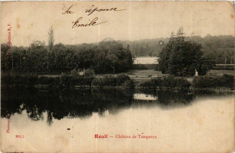 Carte postale ancienne Rueil Chateau de Tanqueux