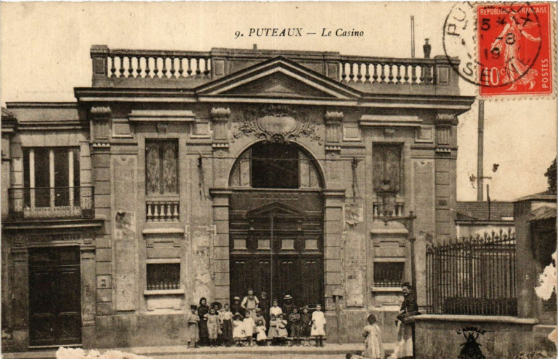 Carte postale ancienne Puteaux Le Casino à Puteaux