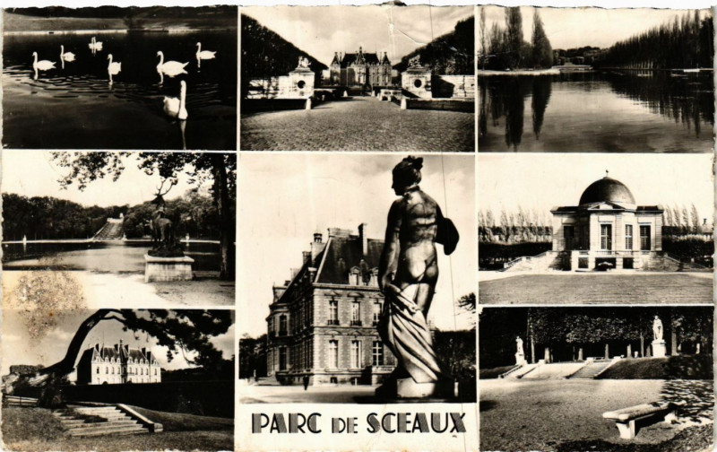 Carte postale ancienne Parc de Sceaux à Sceaux