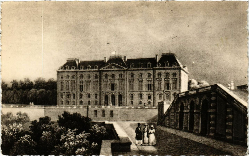 Carte postale ancienne Meudon Le Chateau d'aprés une gravure à Meudon