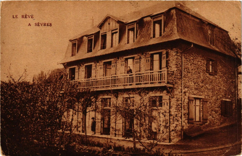 Carte postale ancienne La Reve A Sevres à Sèvres