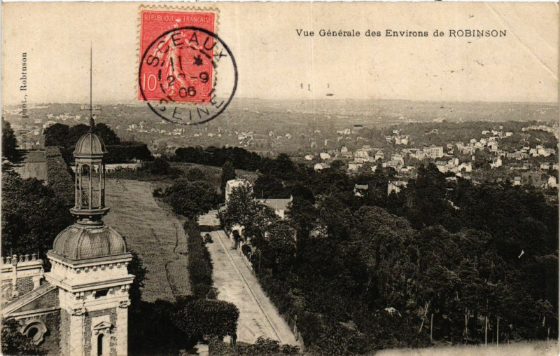 Carte postale ancienne Environs de Robinson Vue générale