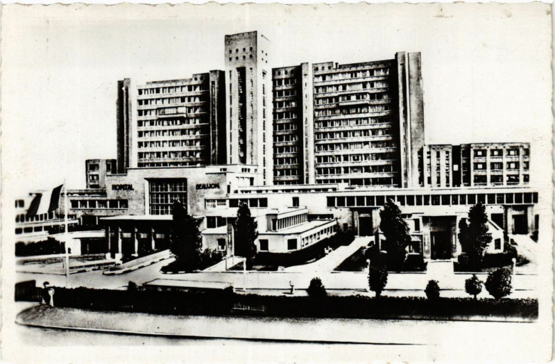 Carte postale ancienne Hôpital Beaujon à Clichy
