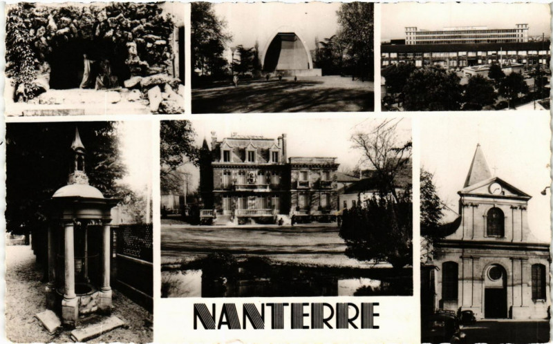 Carte postale ancienne Nanterre Souvenir à Nanterre