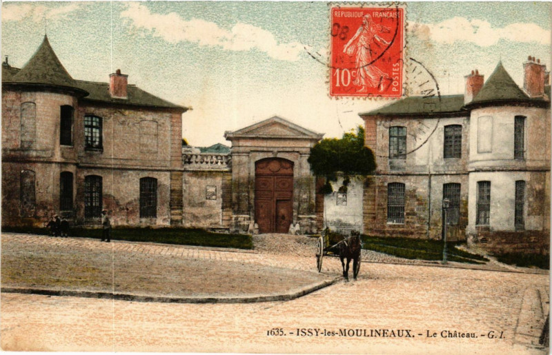 Carte postale ancienne Issy les Moulineaux Le Chateau à Issy-les-Moulineaux