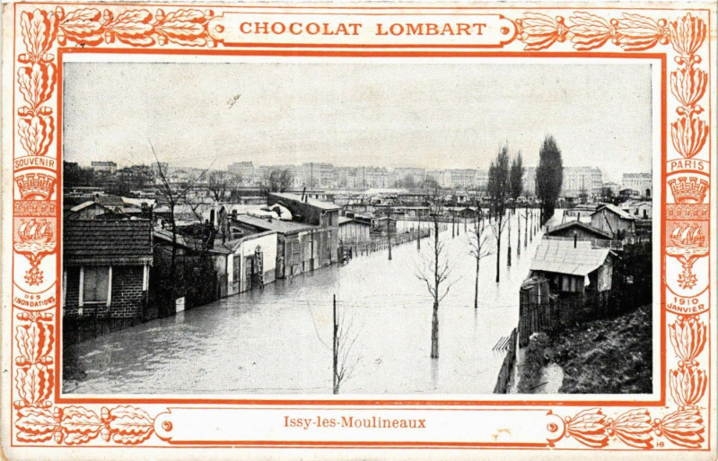 Carte postale ancienne Issy les Moulineaux à Issy-les-Moulineaux