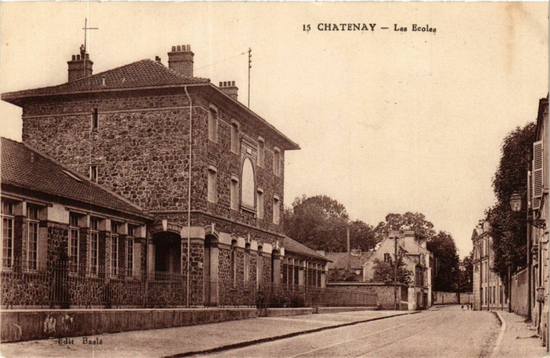 Carte postale ancienne Chatenay Les Ecoles