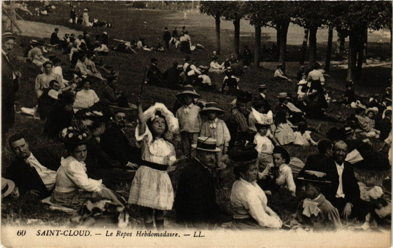 Carte postale ancienne Saint-Cloud - La Repos à Saint-Cloud