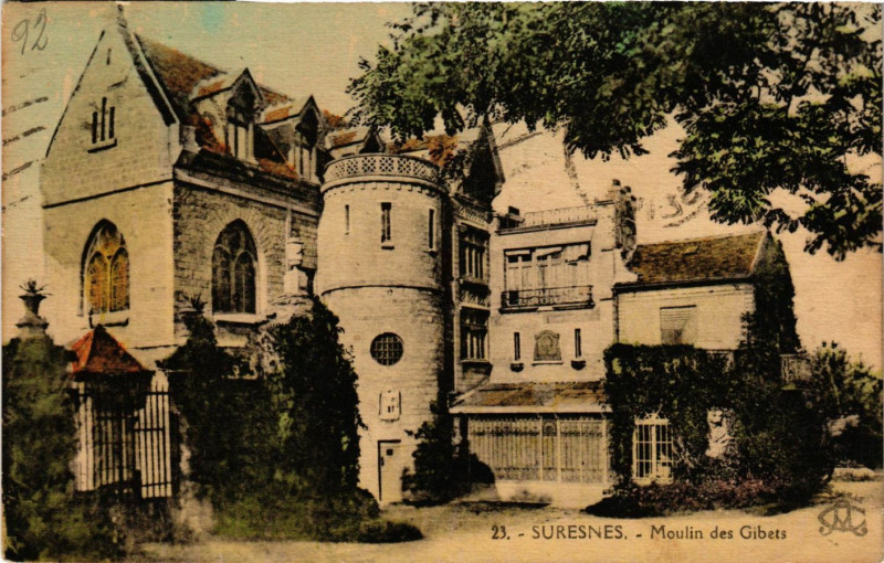 Carte postale ancienne Suresnes - Moulin des Gibets à Suresnes