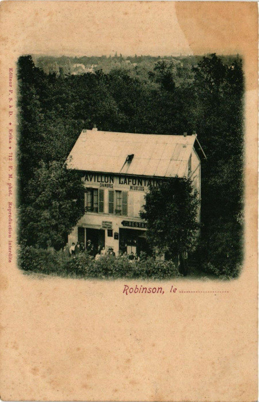 Carte postale ancienne Robinson
