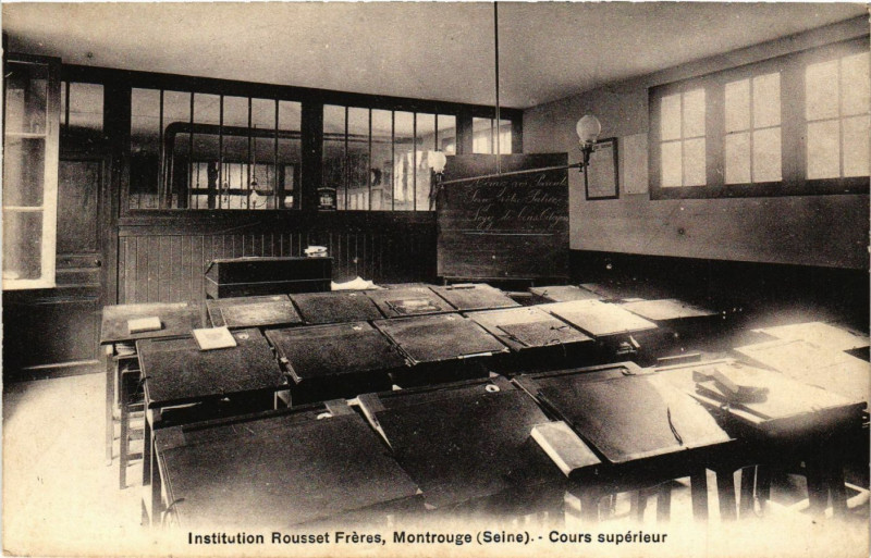 Carte postale ancienne Institution Rousset Freres