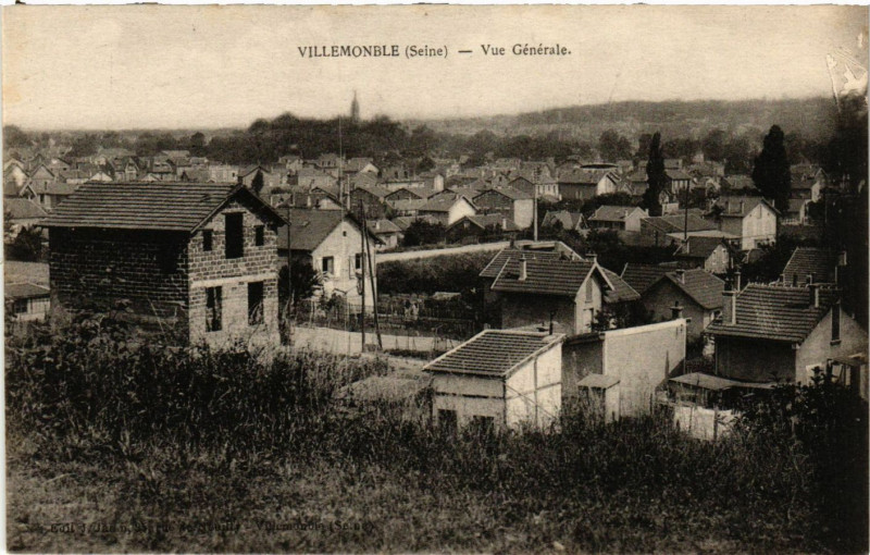 Carte postale ancienne Villemonble - Vue generale