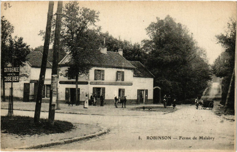 Carte postale ancienne Robinson - Ferme de Malabry