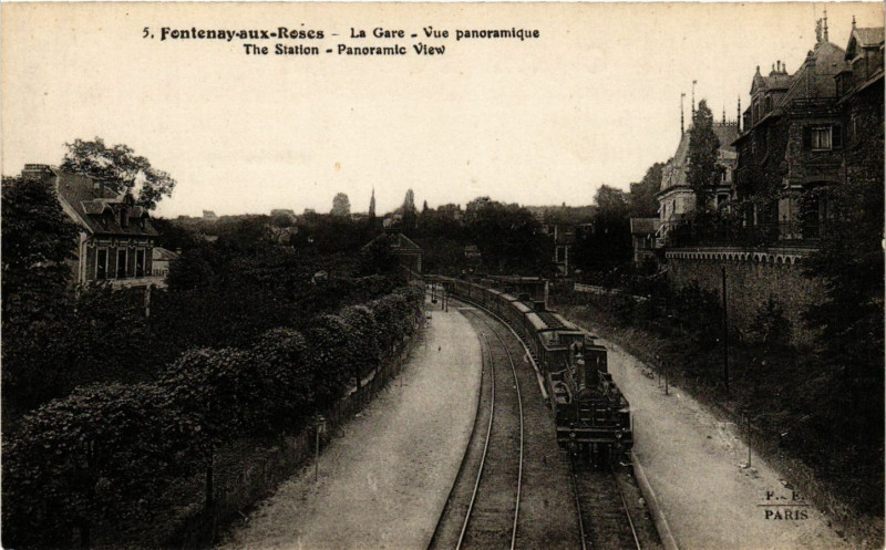 Carte postale ancienne Fontenay-aux-Roses - La Gare à Fontenay-aux-Roses