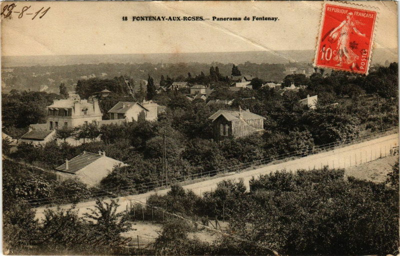 Carte postale ancienne Fontenay aux Roses - Panorama de Fontenay à Fontenay-aux-Roses