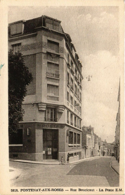 Carte postale ancienne Fontenay-aux-Roses - Rue Boucicaul à Fontenay-aux-Roses