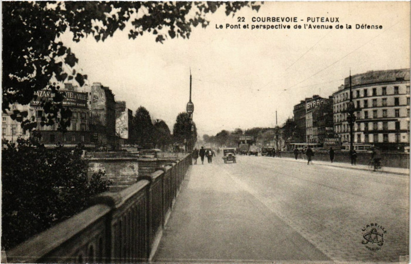Carte postale ancienne Courbevoie - Puteaux à Courbevoie