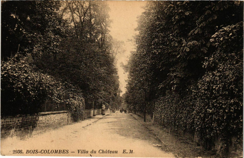 Carte postale ancienne Bois Colombes - Villa du Chateau à Bois-Colombes