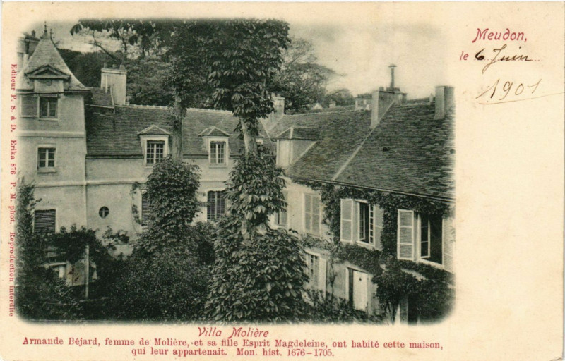 Carte postale ancienne Villa Moliere
