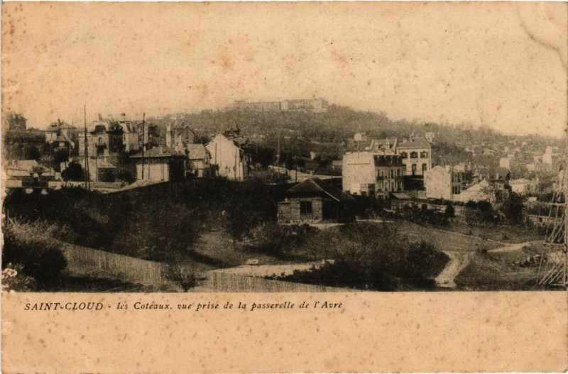Carte postale ancienne Saint-Cloud - Les Coteaux à Saint-Cloud