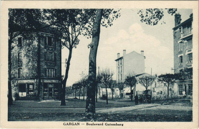 Carte postale ancienne Gargan - Boulvard Gutemberg