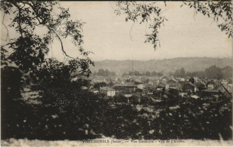 Carte postale ancienne Villemomble - Vue generale - Vue de l'Abime à Villemomble
